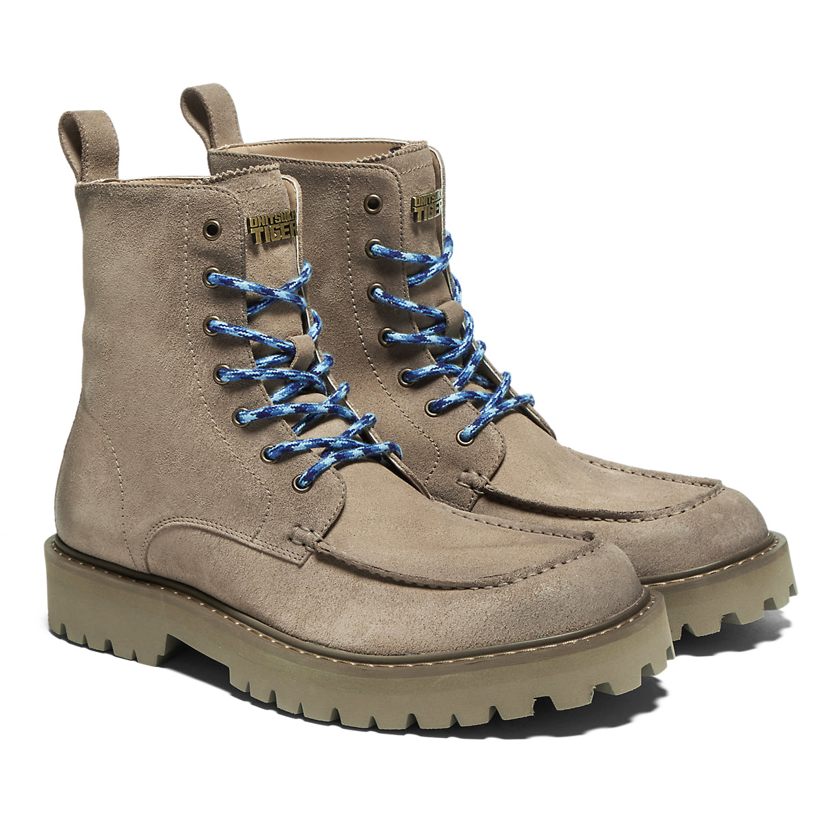 TIGER MOC BOOTS - TRUFFLE GREY / BRONZE GREEN - view 2