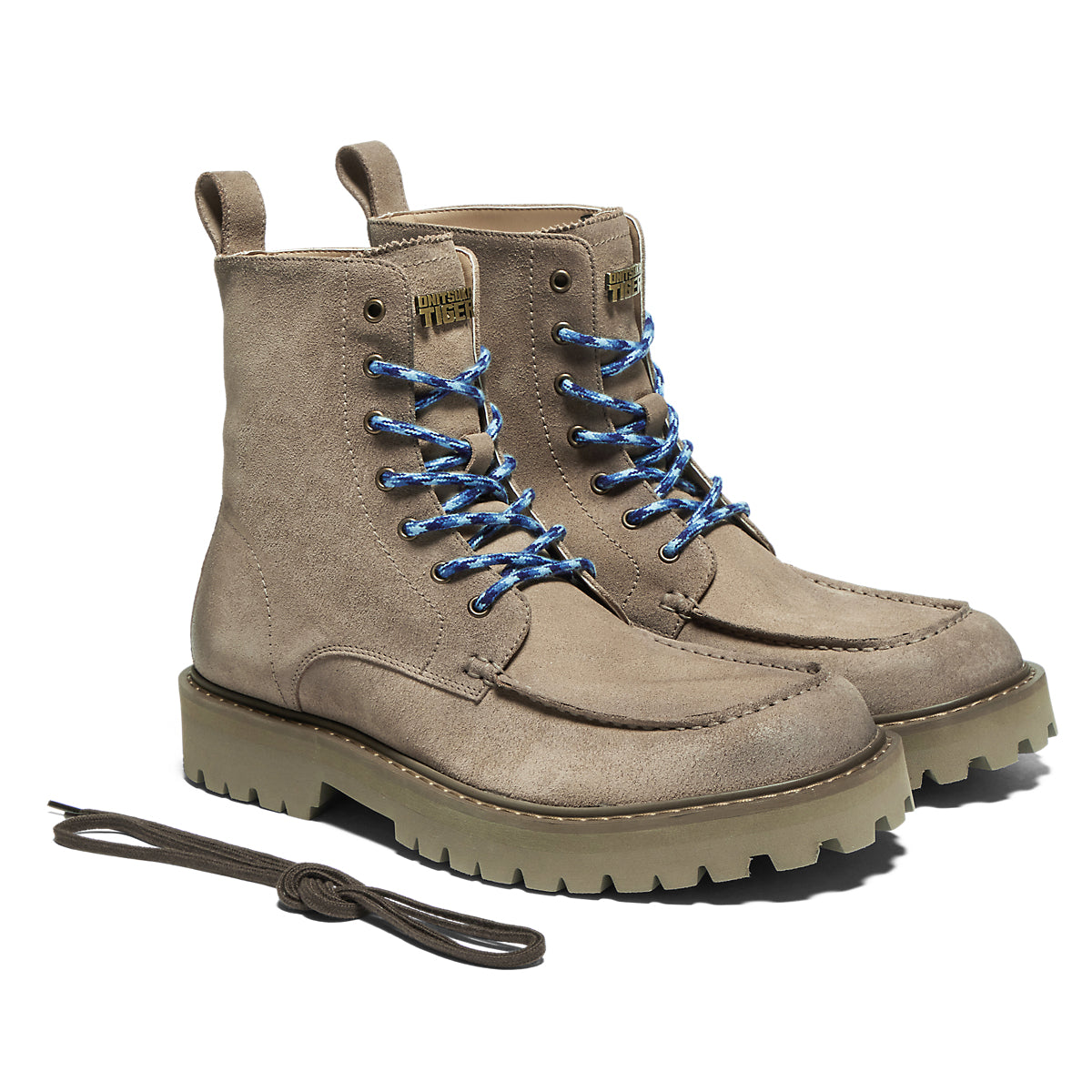 TIGER MOC BOOTS - TRUFFLE GREY / BRONZE GREEN - view 8
