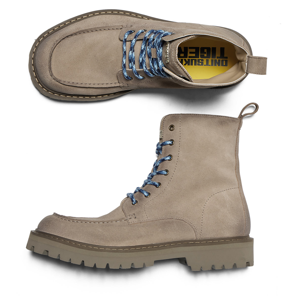 TIGER MOC BOOTS - TRUFFLE GREY / BRONZE GREEN - view 10