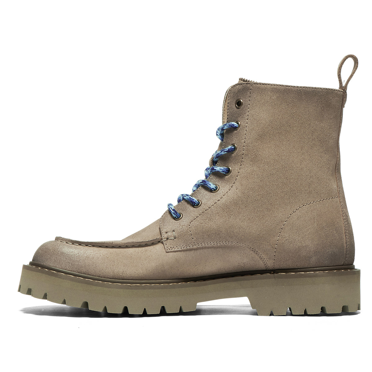 TIGER MOC BOOTS - TRUFFLE GREY / BRONZE GREEN - view 3