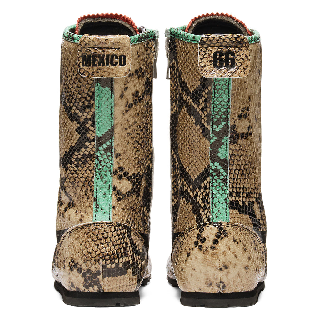 MEXICO 66 SQUARE BOOTS - WOOD CREPE / CLASSIC RED - view 5