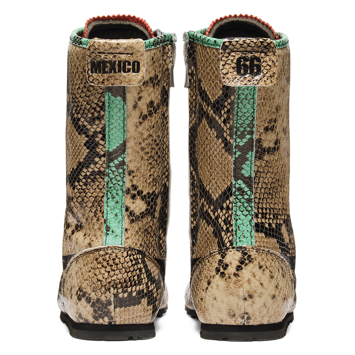 MEXICO 66 SQUARE BOOTS - WOOD CREPE / CLASSIC RED - view 5