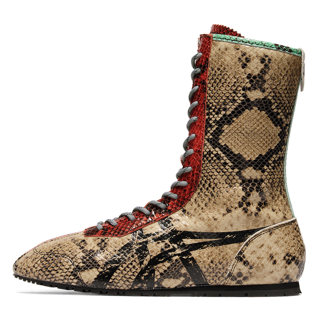 MEXICO 66 SQUARE BOOTS - WOOD CREPE / CLASSIC RED - view 8
