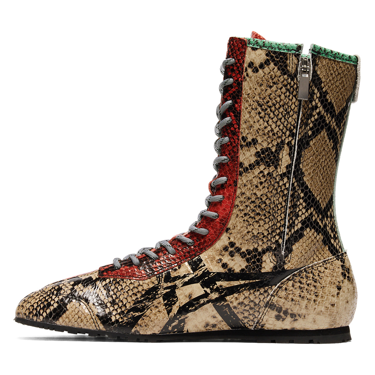MEXICO 66 SQUARE BOOTS - WOOD CREPE / CLASSIC RED - view 3
