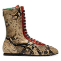 MEXICO 66 SQUARE BOOTS - WOOD CREPE / CLASSIC RED - main view