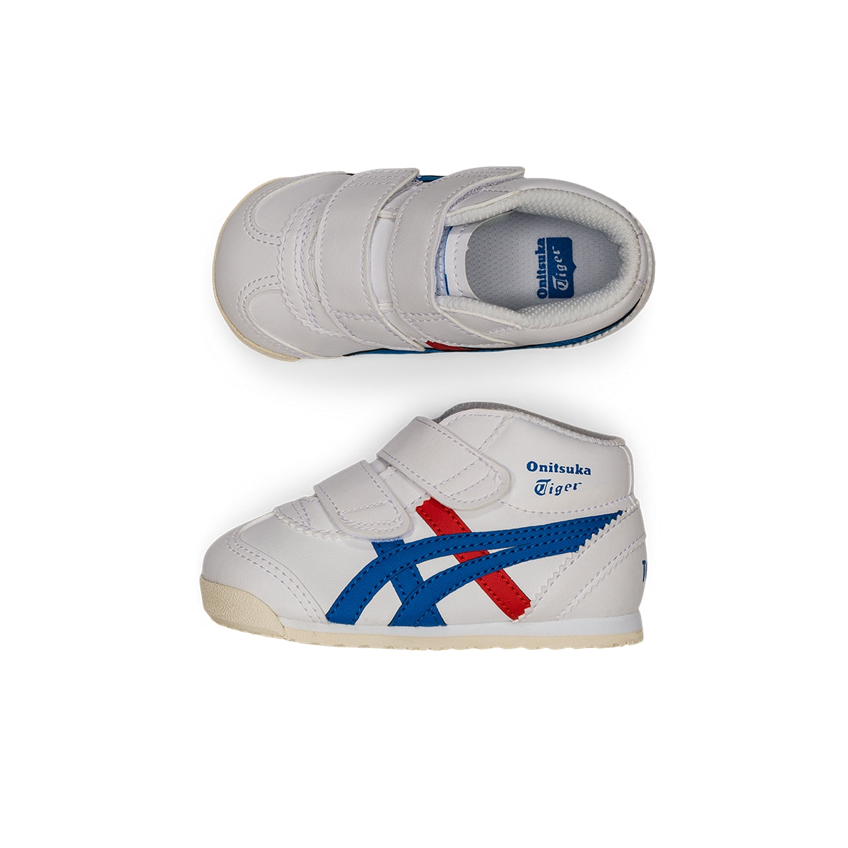 Kids’ MEXICO Mid Runner KIDS - WHITE/DIRECTOIRE BLUE - view 13