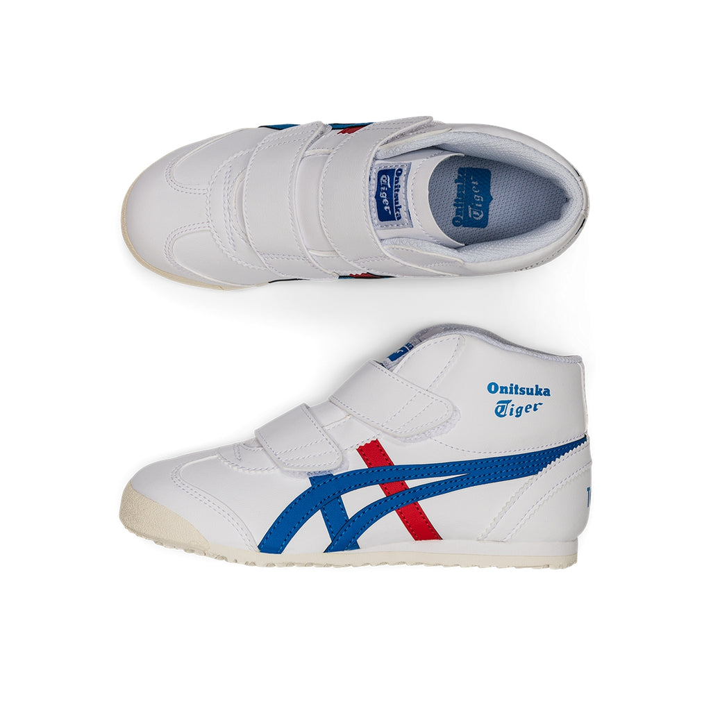 Kids’ MEXICO Mid Runner KIDS - WHITE/DIRECTOIRE BLUE - view 13