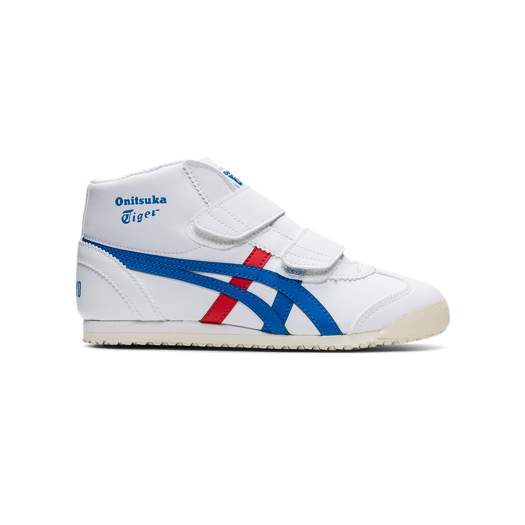 Kids’ MEXICO Mid Runner KIDS - WHITE/DIRECTOIRE BLUE - main view