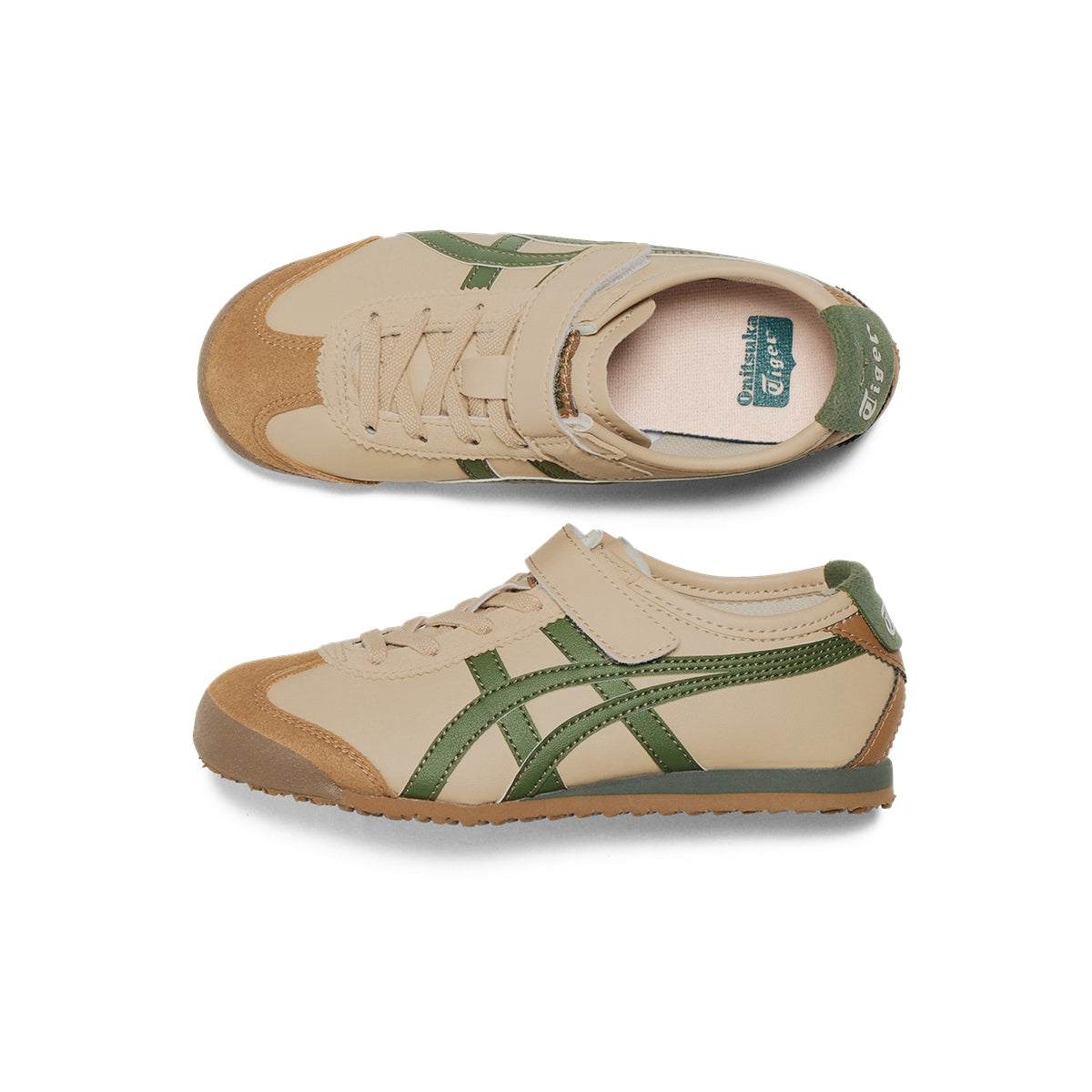 Kids’ MEXICO 66 KIDS - BEIGE/GREEN - view 8