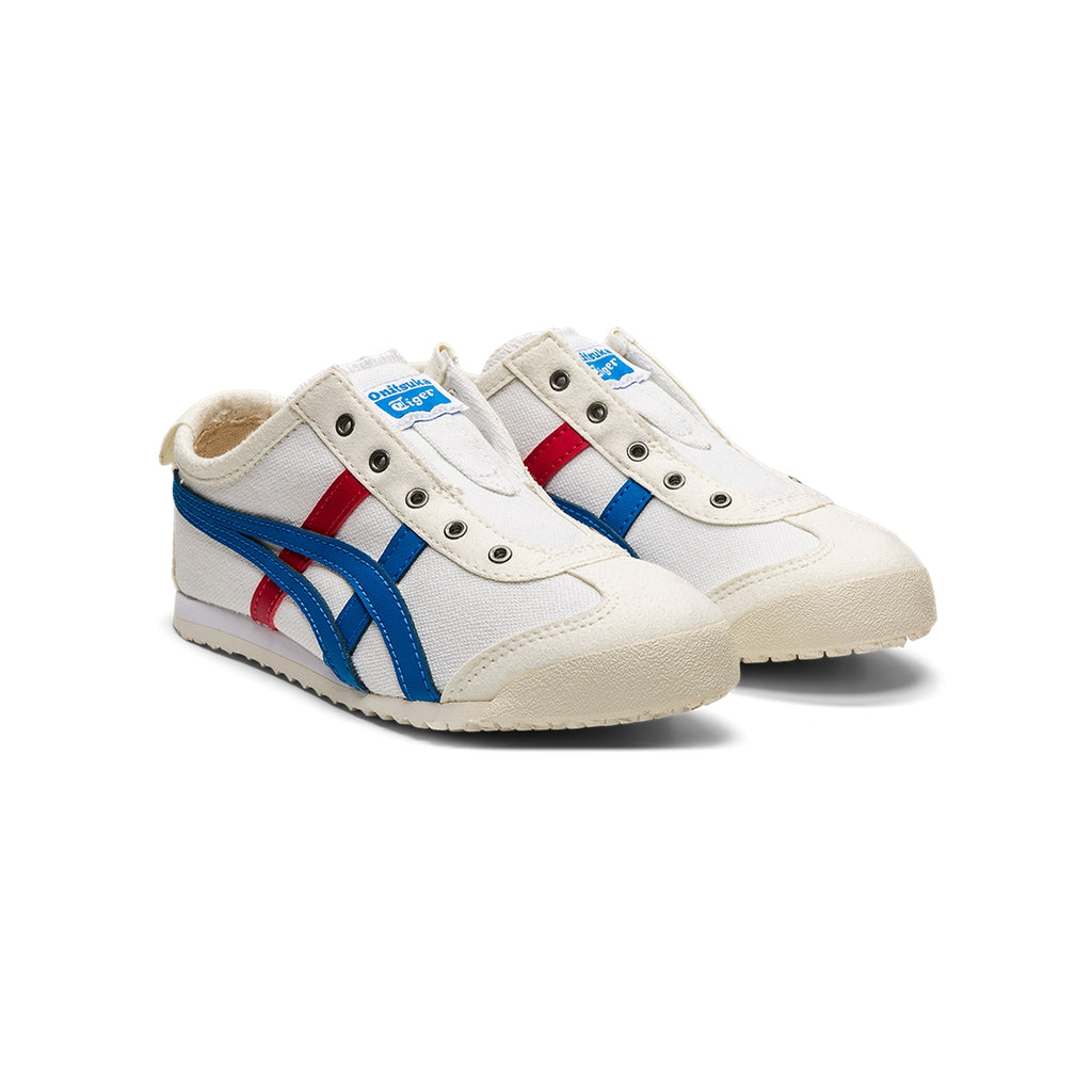 Kids’ MEXICO 66 SLIP-ON KIDS - WHITE/DIRECTOIRE BLUE - view 8