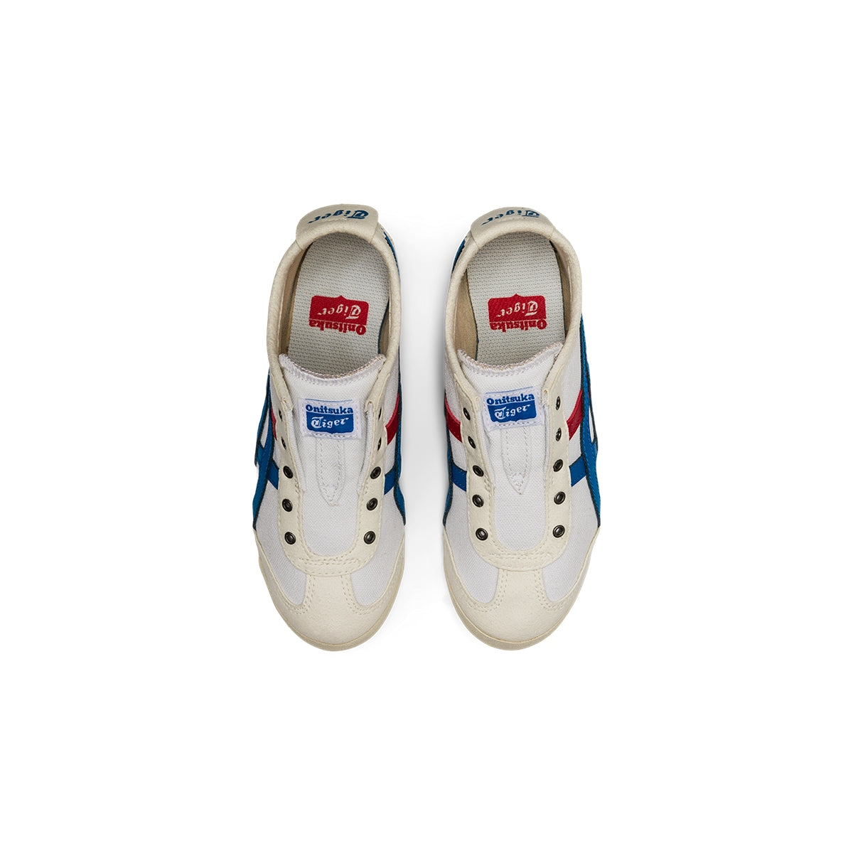 Kids’ MEXICO 66 SLIP-ON KIDS - WHITE/DIRECTOIRE BLUE - view 12
