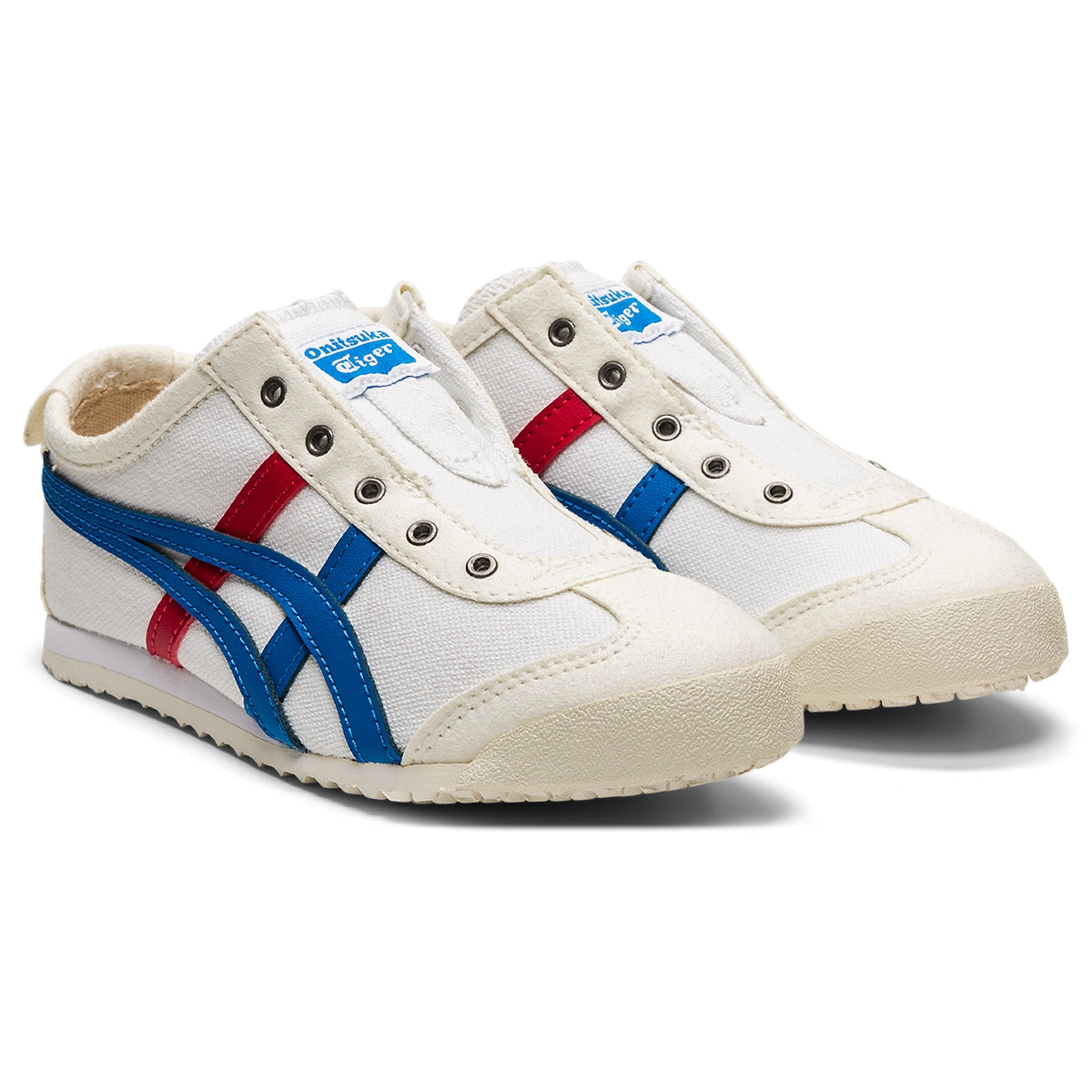 Kids’ MEXICO 66 SLIP-ON KIDS - WHITE/DIRECTOIRE BLUE - view 3