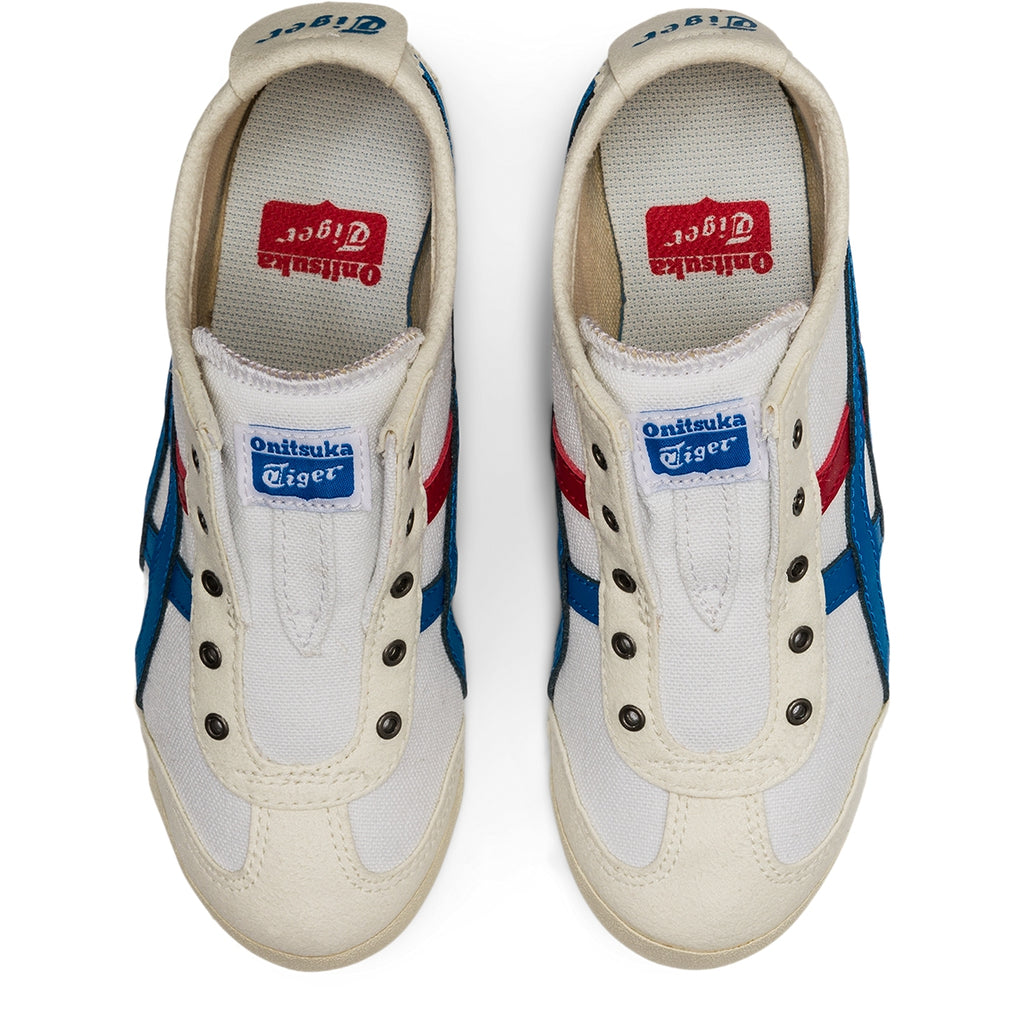 Kids’ MEXICO 66 SLIP-ON KIDS - WHITE/DIRECTOIRE BLUE - view 7